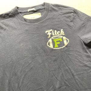 Abercrombie & Fitch AF New York Logo Blue Muscle Tee Shirt Men Size XXL